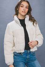 Load image into Gallery viewer, Sherpa Puffer Jacket
