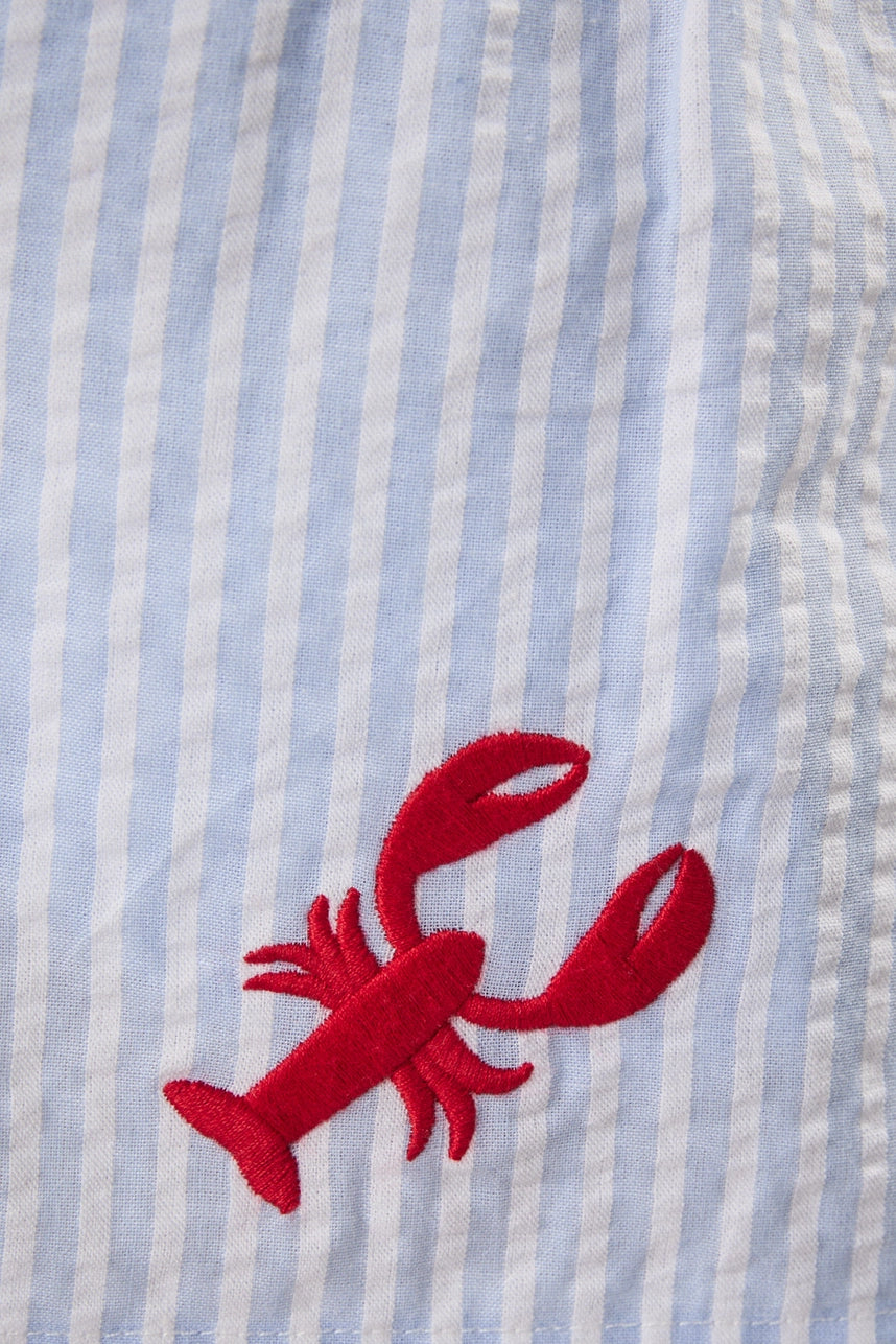 Lobster Embroidered Boxer Shorts