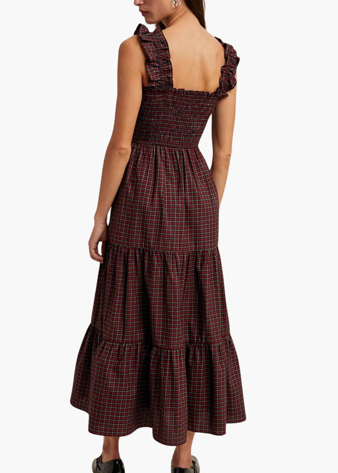 Plaid Maxi Dress