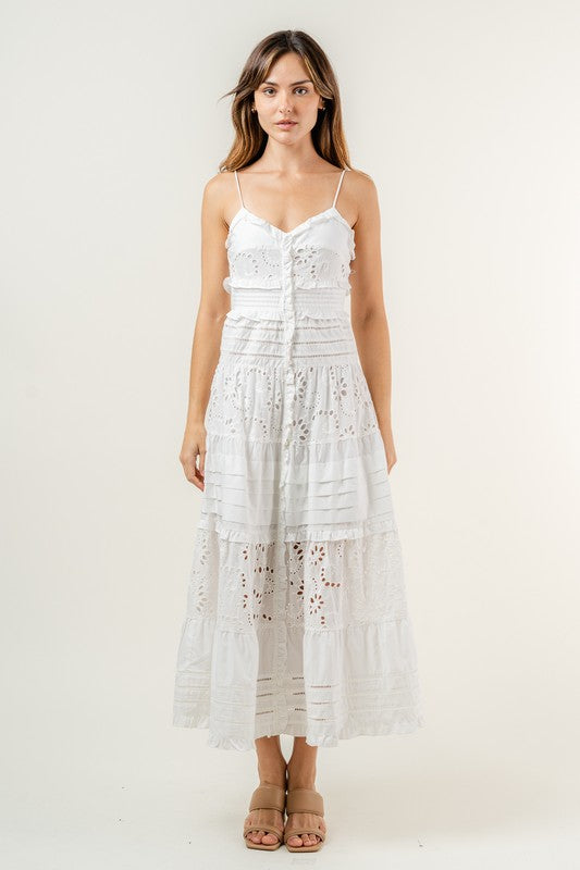 Annabelle Eyelet Dress