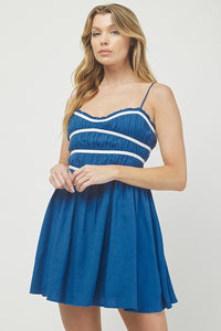 Smocked Mini Dress