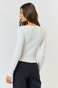 Ruffle Hem Top