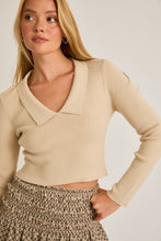 Load image into Gallery viewer, Collared Sweater Top
