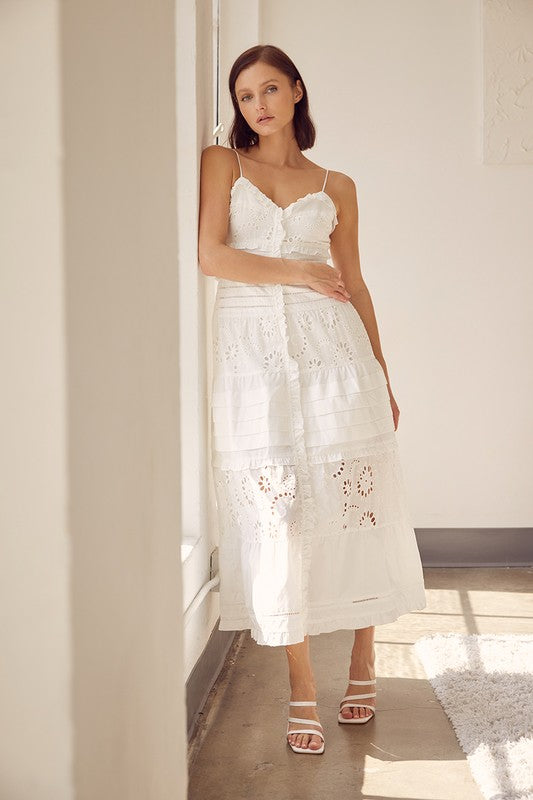 Annabelle Eyelet Dress