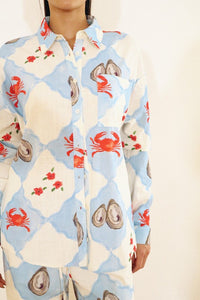 Coastal Charm Button Up Shirt