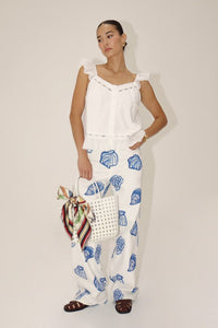 Lace Peplum Top