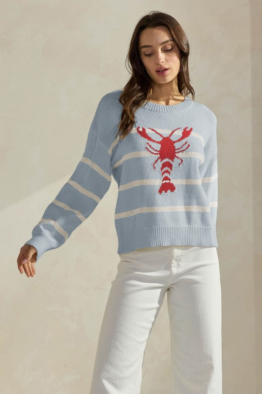 Striped Lobster Sweater