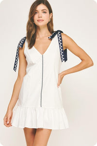 Scallop Mini Dress