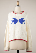 Load image into Gallery viewer, Twin Fish Sweater
