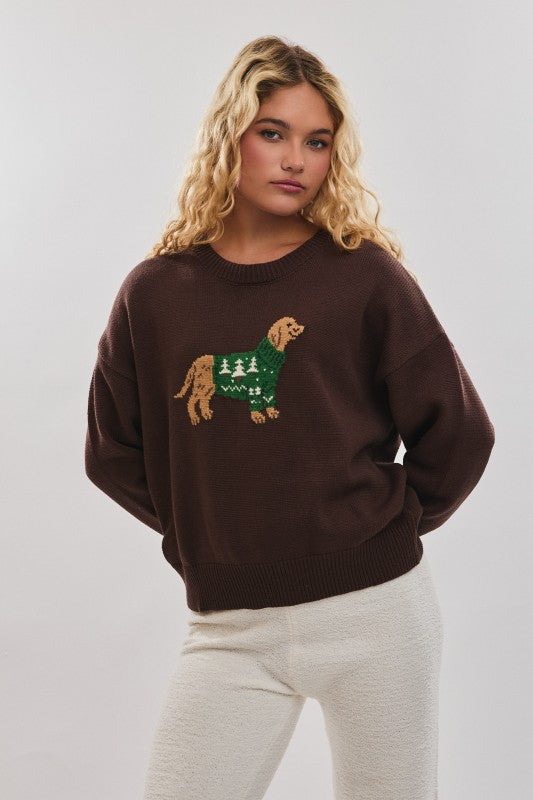 Holiday Dog Sweater