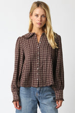 Load image into Gallery viewer, Alexis Plaid Blouse
