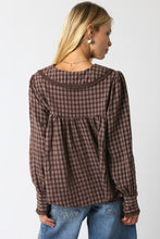 Load image into Gallery viewer, Alexis Plaid Blouse
