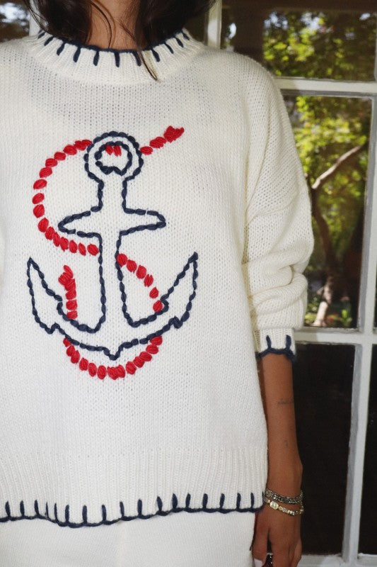 Anchor Knit Sweater