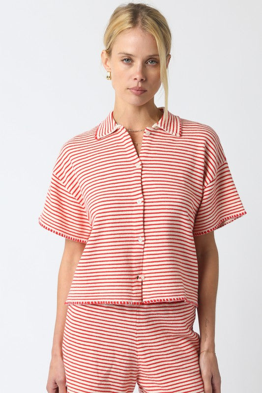 Miah Striped Top