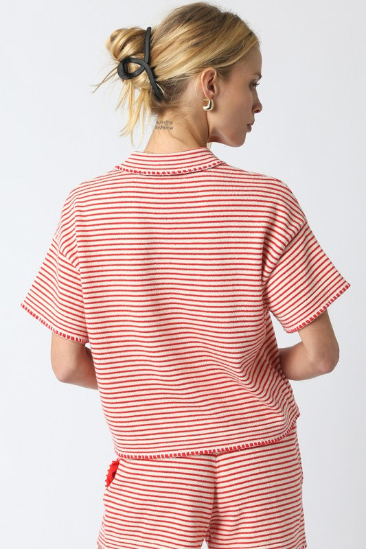 Miah Striped Top