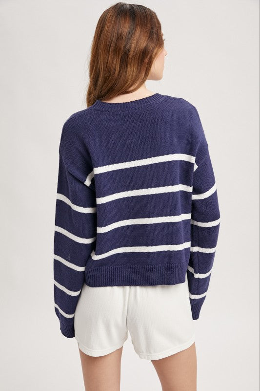 Sailboat Striped Sweater