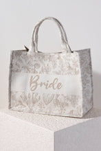 Load image into Gallery viewer, BRIDE TOTE: Natural
