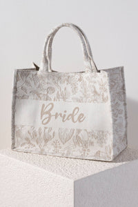 BRIDE TOTE: Natural