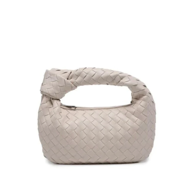 Braided Hattie Bag - ivory