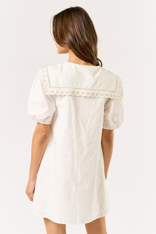 Off White Mini Dress