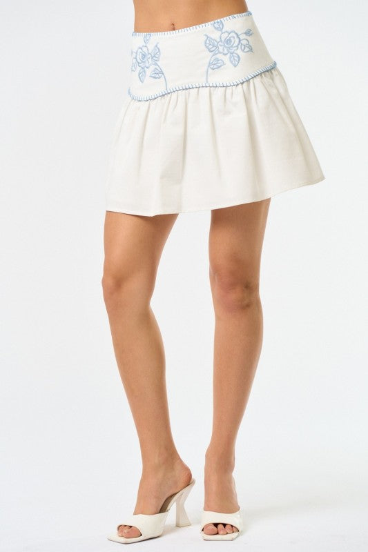 Embroidered Skirt