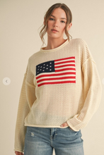 Load image into Gallery viewer, Annie Flag Sweater

