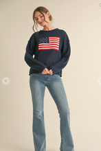 Load image into Gallery viewer, Annie Flag Sweater
