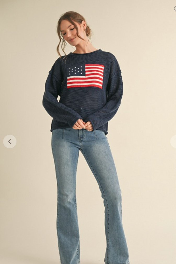 Annie Flag Sweater