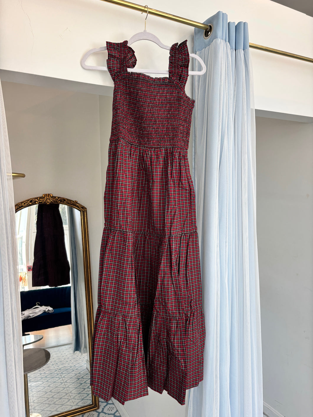 Plaid Maxi Dress