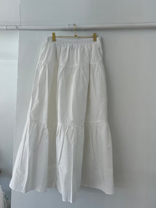 Off White Maxi Skirt