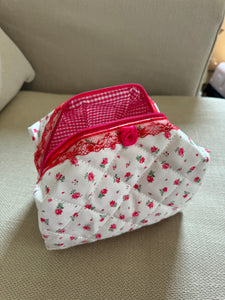 Red Roses Cosmetic Bag