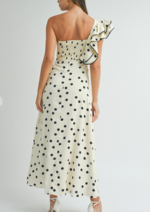 Polka Dot Midi Dress