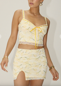 Lemon Tulip Skirt