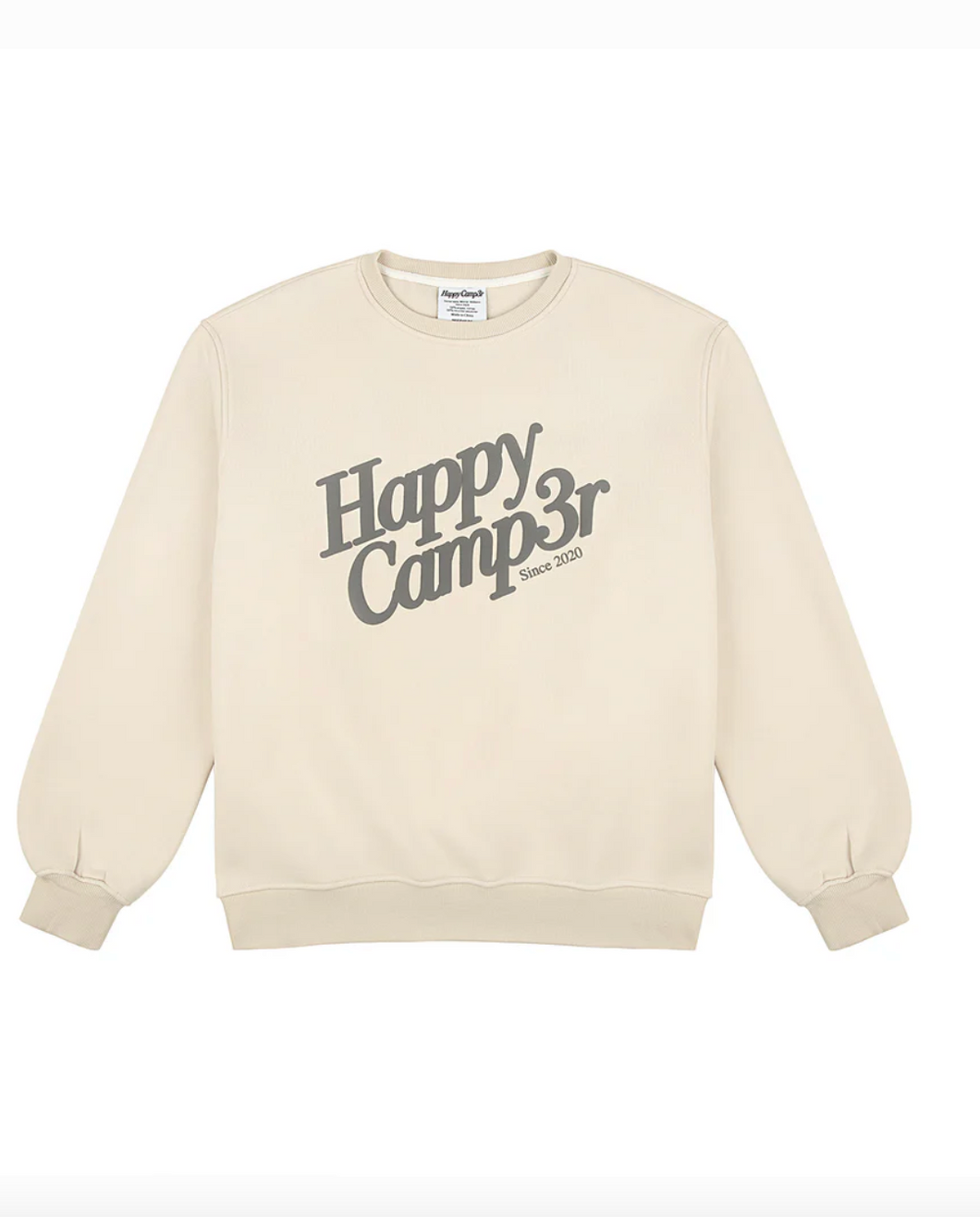 Puff Series Crewneck in Beige