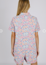 Load image into Gallery viewer, Pastel Floral Denim Romper
