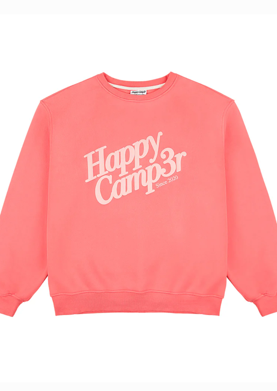 Puff Series Crewneck in Strawberry Milk