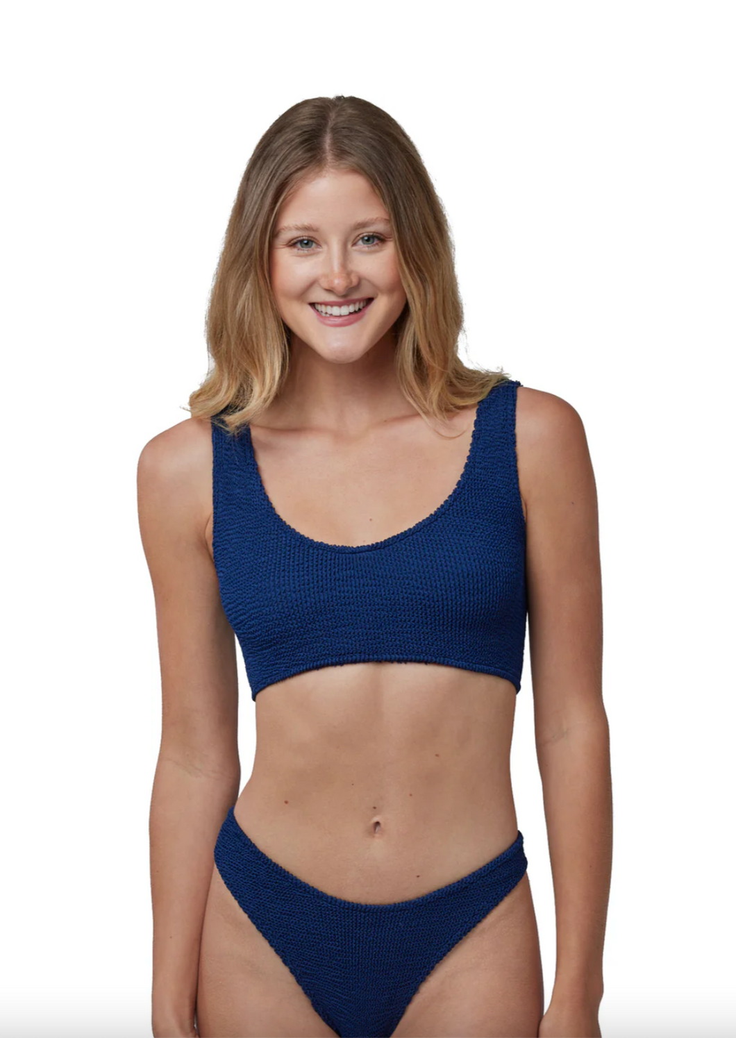 Cancun Classic Bikini Top in Navy