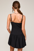 Load image into Gallery viewer, Black Bubble Dress
