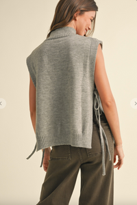 Mock Neck Sweater Vest