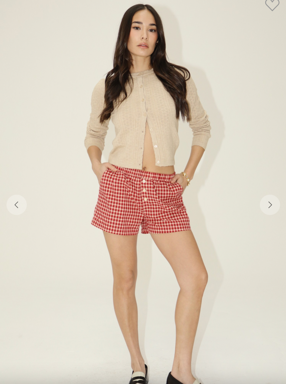 Gingham Shorts