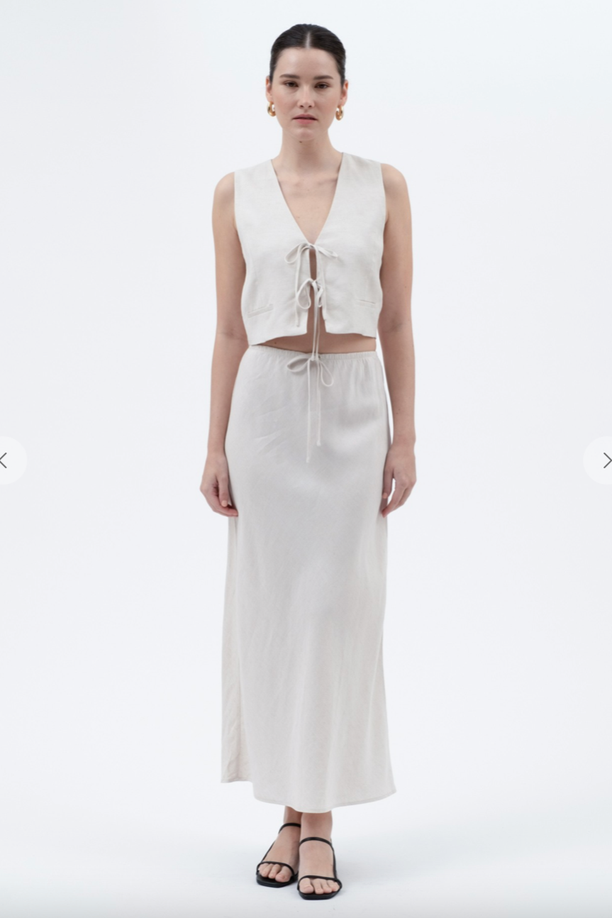 Linen Maxi Skirt