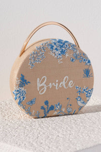 BRIDE ROUND TOP HANDLE BAG, NATURAL