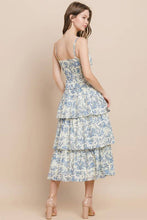 Load image into Gallery viewer, Printed Tiered Midi Dress
