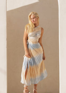 Sea Blue Maxi Dress