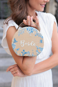 BRIDE ROUND TOP HANDLE BAG, NATURAL