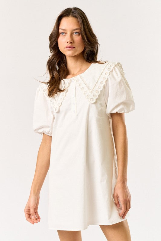 Off White Mini Dress