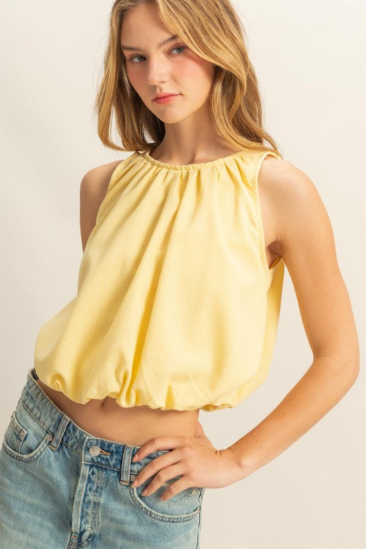 Bubble Hem Top