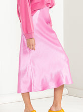 Load image into Gallery viewer, Pink Day midi skirt
