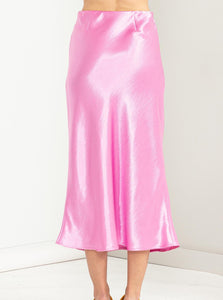 Pink Day midi skirt