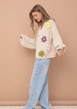 Load image into Gallery viewer, Rose Knit Cardigan
